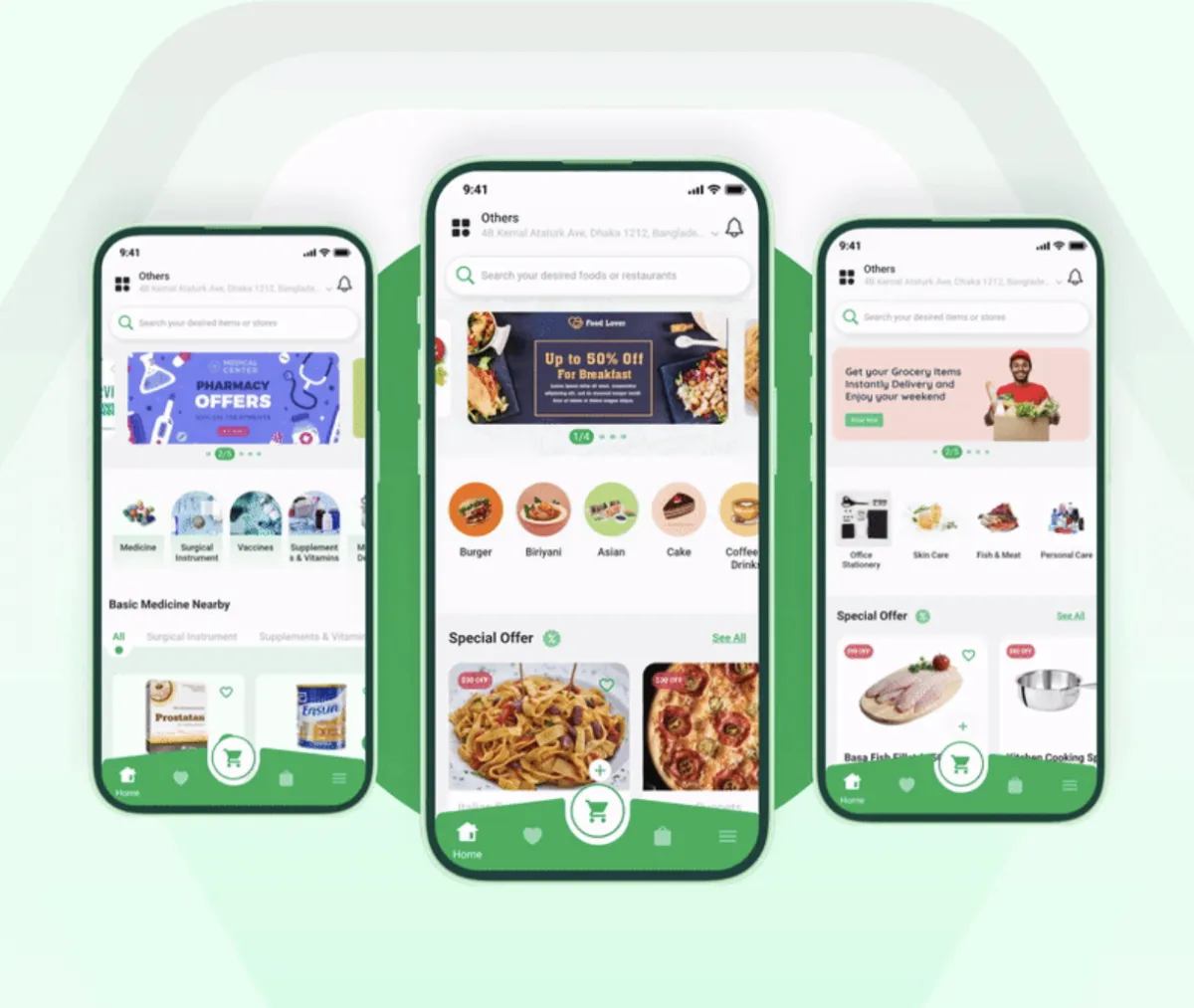 Install 6amMart - Multivendor Food, Grocery, eCommerce, Parcel, Pharmacy delivery app